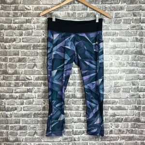 lululemon athletica Geometric Blue and Purple Leggings